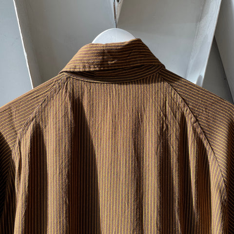 60’s Sears Raglan Button-Up - Large