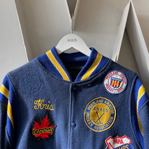 70’s Portland Hockey Varsity Jacket - Medium