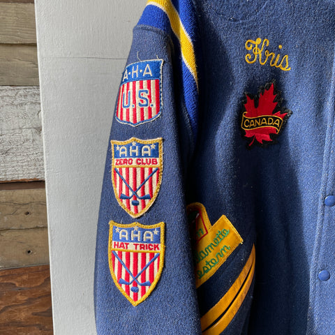 70’s Portland Hockey Varsity Jacket - Medium
