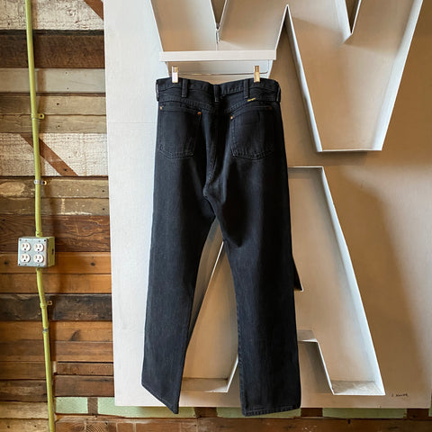 80’s Black Wrangler Denim - 31” x 32”