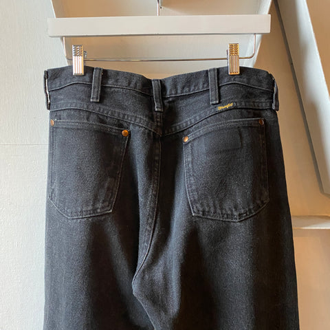 80’s Black Wrangler Denim - 31” x 32”
