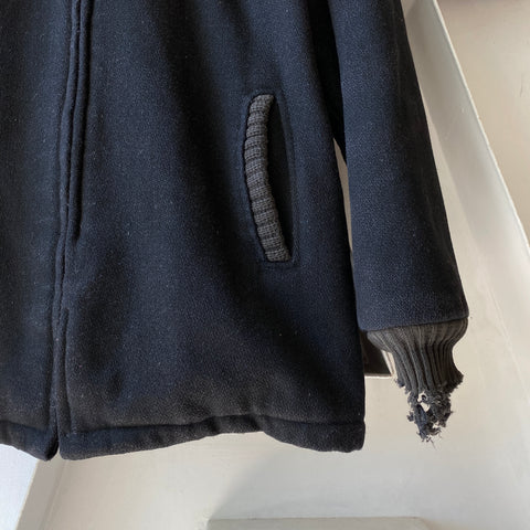 60's Shawl Collar Wool Jacket - Medium