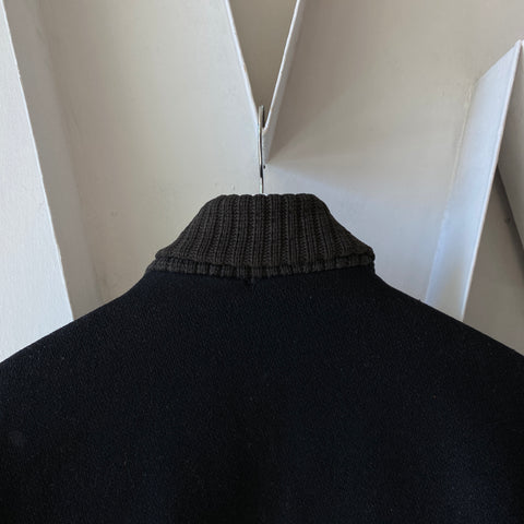 60's Shawl Collar Wool Jacket - Medium