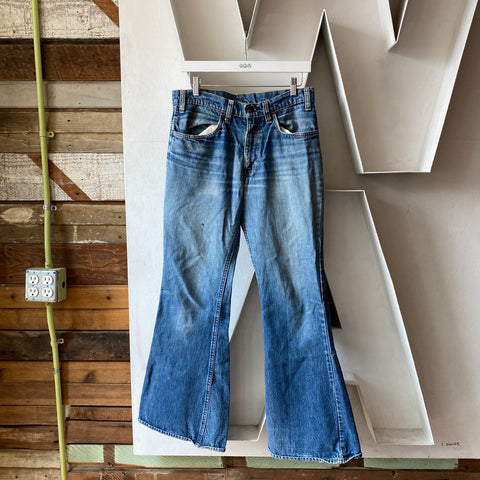 80's Orange Tab Flares - 32” x 32”