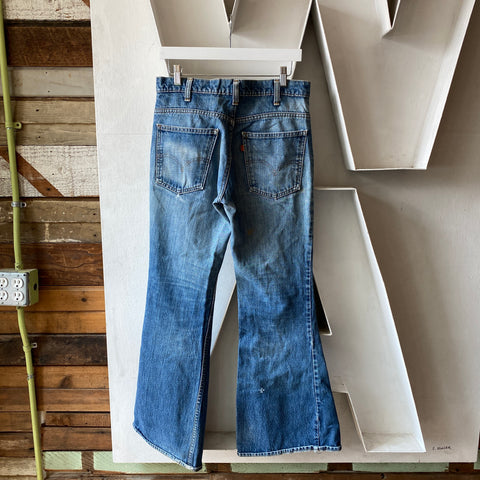 80's Orange Tab Flares - 32” x 32”
