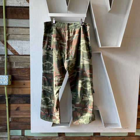 80’s Camo Hunting Pants - 35” x 27”