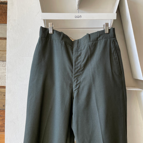 60’s Military Tropical Wool Trousers - 30” x 28.5”