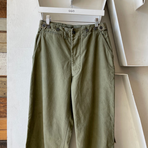 WW2 13 Star M-43 Trousers - 27.5” x 29”