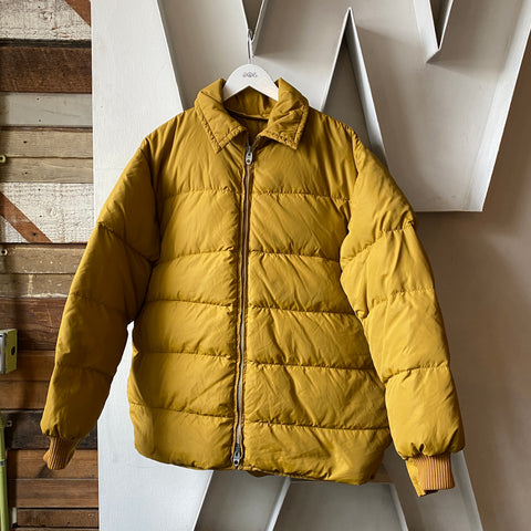 50's Mustard Down Jacket - XL