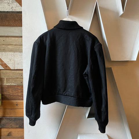 60’s Cropped Black Jacket - Medium
