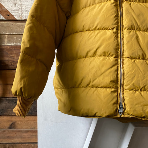 50's Mustard Down Jacket - XL
