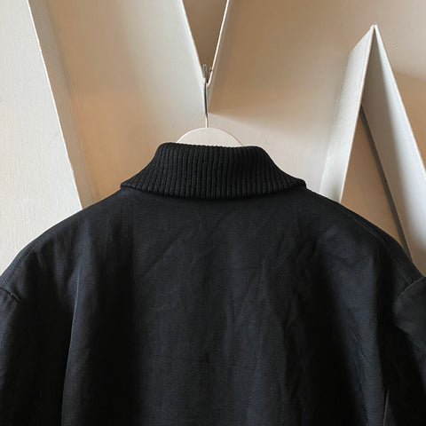 60’s Cropped Black Jacket - Medium