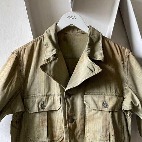 WW2 First Pattern POW HBT Chopper - Medium