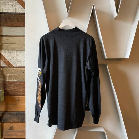 90’s Mock Neck Harley Tee - XL