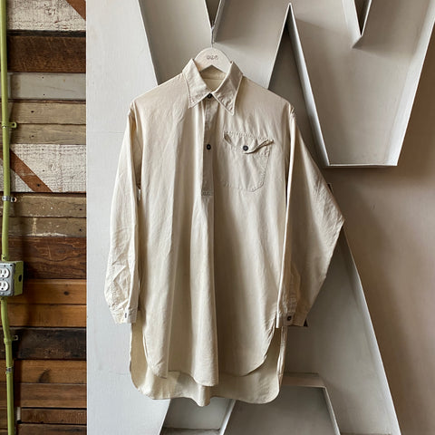 40's Pullover Collared Shirt - Large