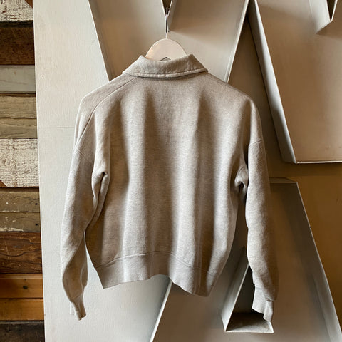 60’s Boxy Quarter Zip Sweatshirt - Small