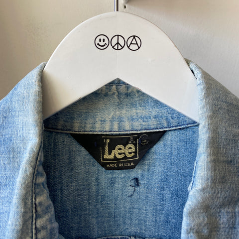 70's Lee Denim Shirt - Large