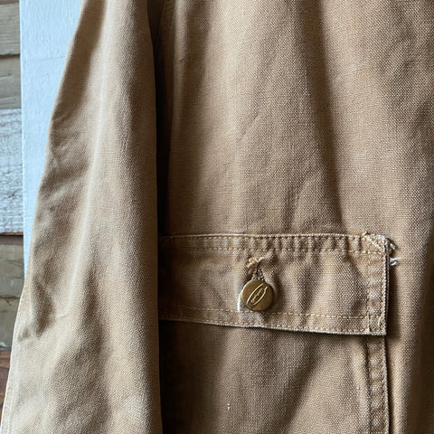 60's Lined Carhartt Chore Coat - Large