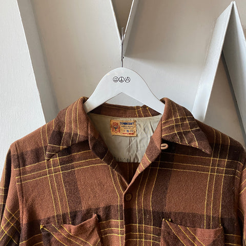50’s Towncraft Loop Collar Flannel - Medium