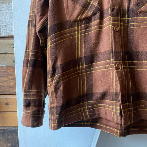 50’s Towncraft Loop Collar Flannel - Medium