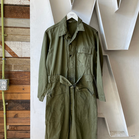 WW2 Military 13 Star HBT Coveralls - Small
