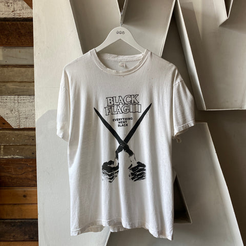 80's Black Flag Tee - XL