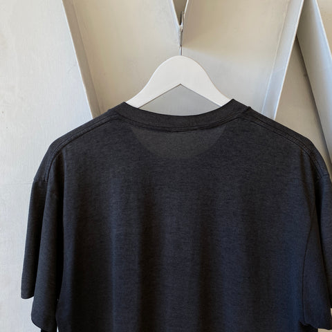 80's Black Auto Pocket Tee - Large