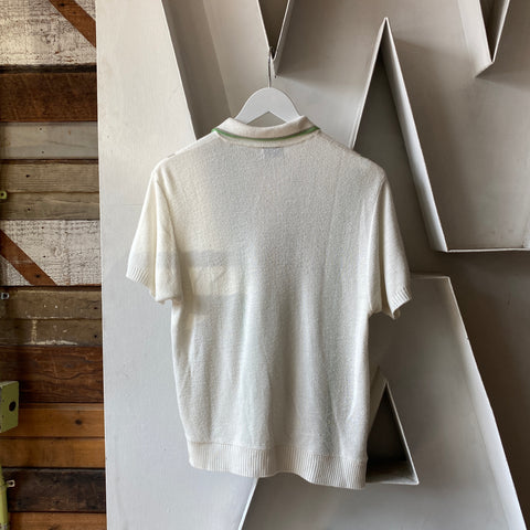 60's Jockey Knit Polo - Medium