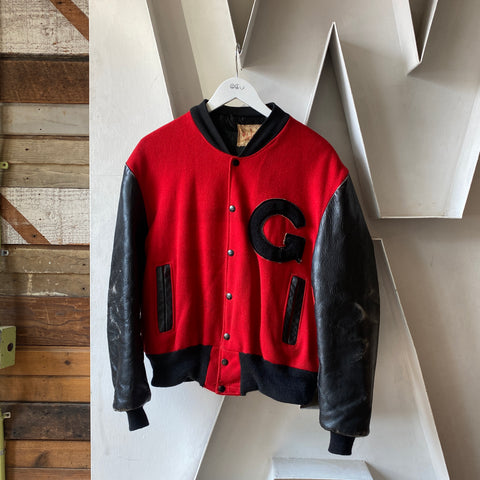 70's Delong Varsity Jacket - Large