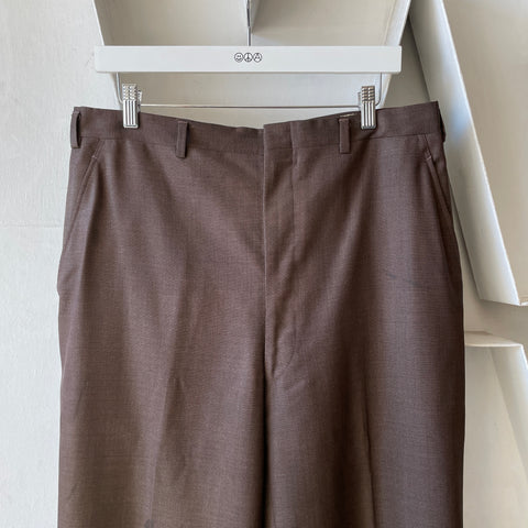 60’s Brown Trousers - 32" x 30"