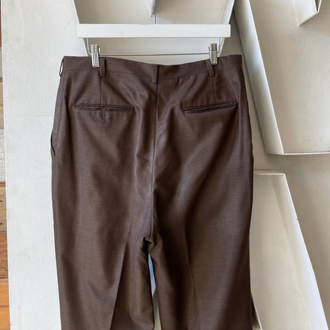 60’s Brown Trousers - 32" x 30"