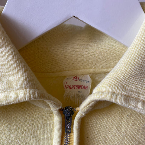 60's Quarter Zip Sweatshirt - Medium