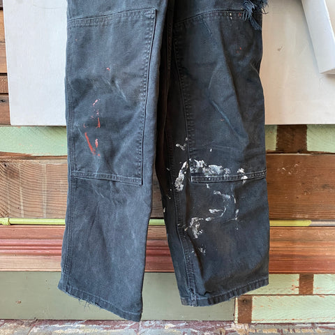 Black Carhartt Overalls - 34” x 32”