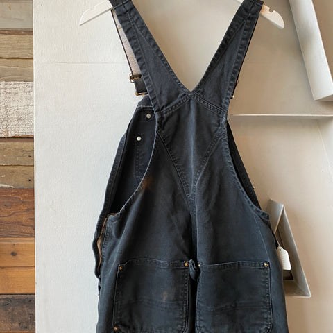 Black Carhartt Overalls - 34” x 32”