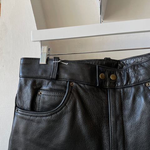 Leather Pants - 33” x 32”