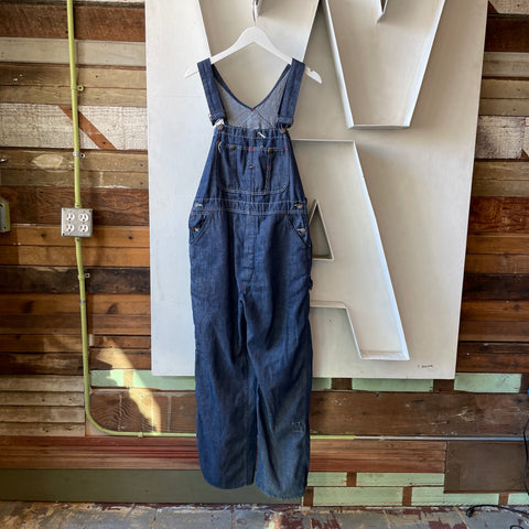 70's Light Denim Overalls - 34” x 29”
