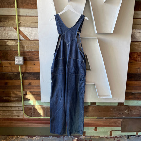70's Light Denim Overalls - 34” x 29”