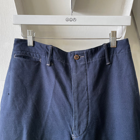 50’s Over-dyed Officer Trousers - 30” x 26”