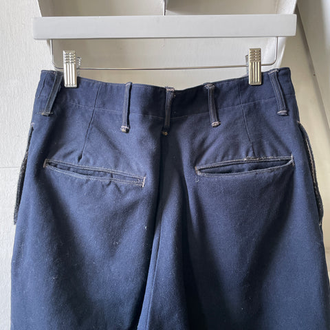 50’s Over-dyed Officer Trousers - 30” x 26”