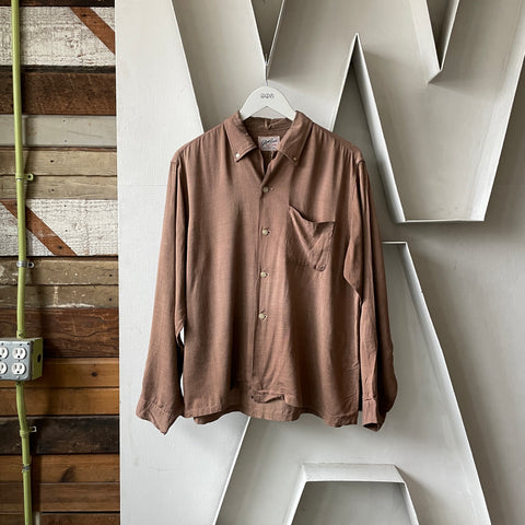 50’s Glen Brae Loop Collar Shirt - Large