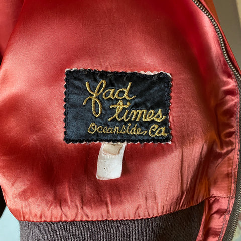 60's Satin Jacket - Large