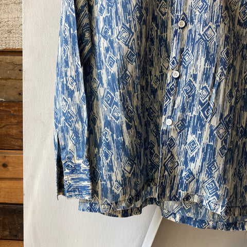 60's Roper Loop Collar Shirt - Medium