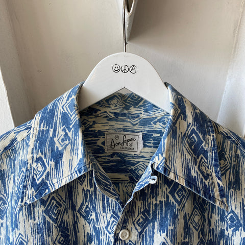 60's Roper Loop Collar Shirt - Medium