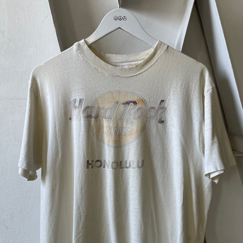 90’s Faded Honolulu Hard Rock Cafe Tee - Large