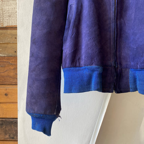 60's Suede Bomber - Large