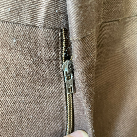 70’s Brown Trousers - 34" x 31"