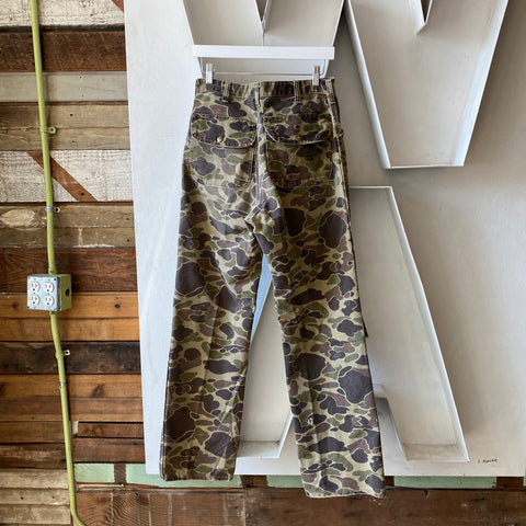 70's Camo Carhartt Dungarees - 30” x 32”