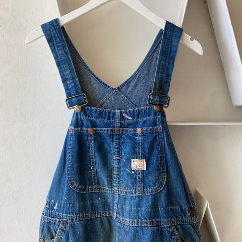 60's Big Mac Square bak Overalls - Large