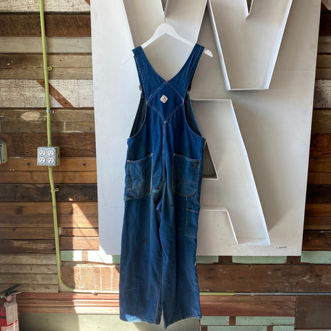 60's Big Mac Square bak Overalls - Large