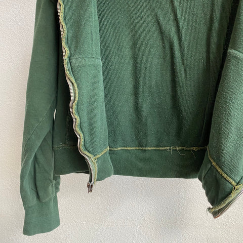 60's Cropped Double Ply Hoodie - XS